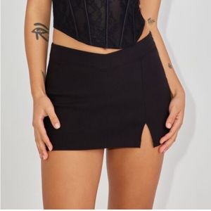 Garage Mini Black Skirt / Skort
